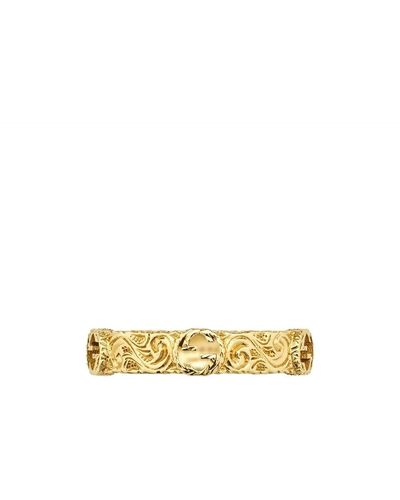 Gucci 18kt Geelgouden Ring - Metallic