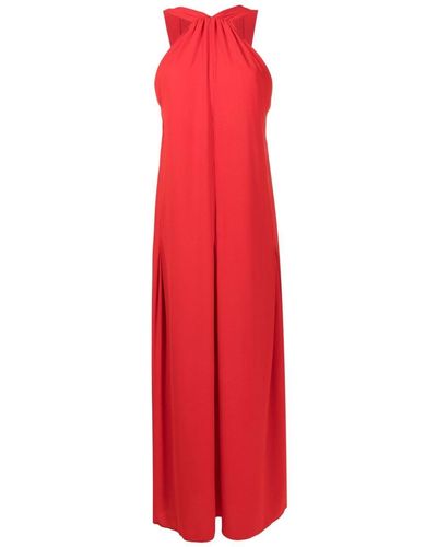 Olympiah Scoop-back Maxi Dress - Red