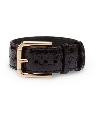 Dolce & Gabbana Buckle-fastening Bracelet - Black