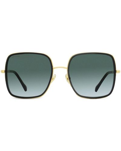 Jimmy Choo Jayla Square-frame Sunglasses - Green