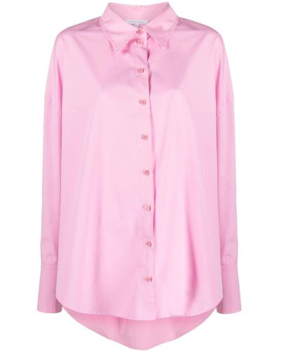 Patrizia Pepe Essential Cotton Shirt - Pink