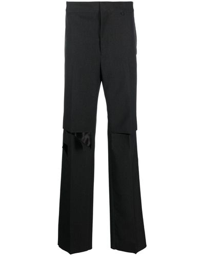 Givenchy Pantaloni con effetto vissuto - Nero