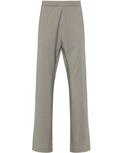 Barena Tosador Tropical Straight-leg Trousers - Grey