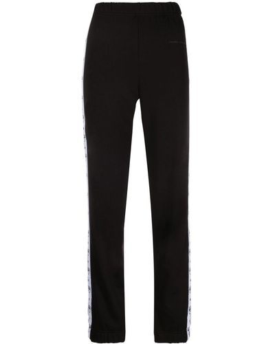 Chiara Ferragni Vegetable-dyed Cotton Track Trousers - Black