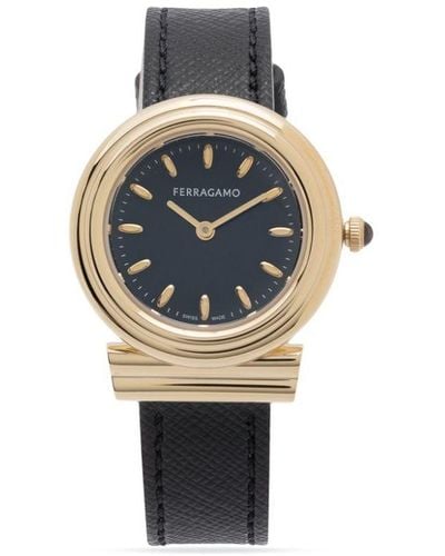 Ferragamo Reloj Gancini de 28 mm - Azul