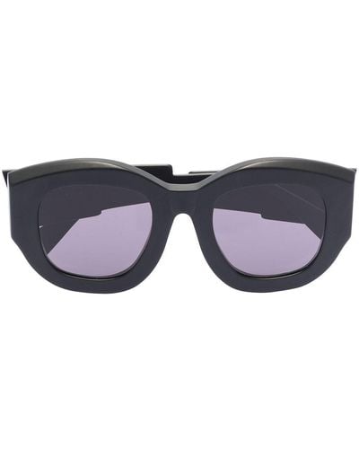 Kuboraum B5 Oval-frame Sunglasses - Black