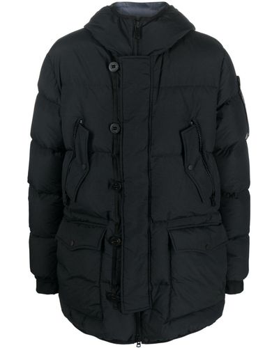 Peuterey Hooded Padded Jacket - Black