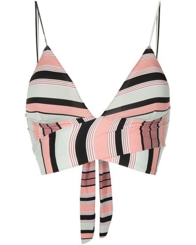 Clube Bossa Havel Striped Bikini Top - Multicolour