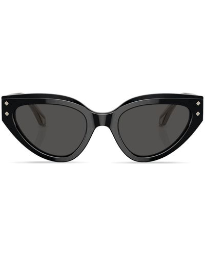 BVLGARI Cat-eye Frame Sunglasses - Black