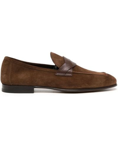 Tom Ford Sean Suède Loafers - Bruin