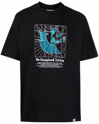Carhartt グラフィック オーガニックコットン Tシャツ - ブラック