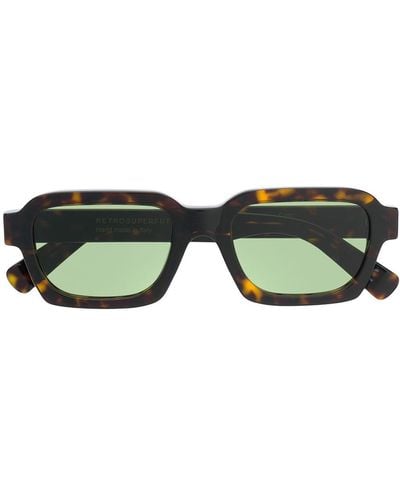 Retrosuperfuture Rectangular Frame Sunglasses - Brown