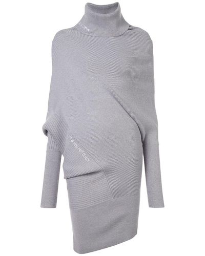 Haculla Patience Just A Little Knit Dress - Gray