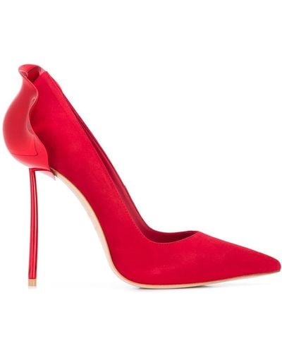 Le Silla Petalo Court Shoes - Red