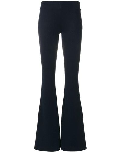 Galvan London Jersey Flared Trousers - Blue