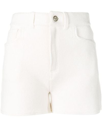 Barrie Classic Slim-fit Shorts - White