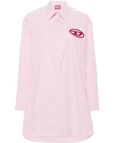 DIESEL D-dalis Shirt Dress - Pink