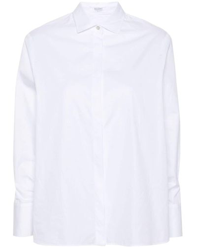 Barba Napoli Cotton Poplin Shirt - White