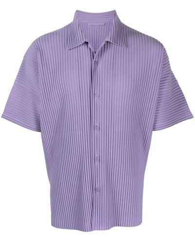 Homme Plissé Issey Miyake Monthly Colors Plissé Shirt - Purple