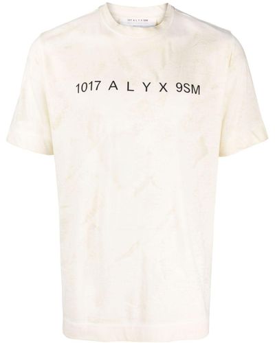 1017 ALYX 9SM T-Shirt mit Logo-Print - Natur