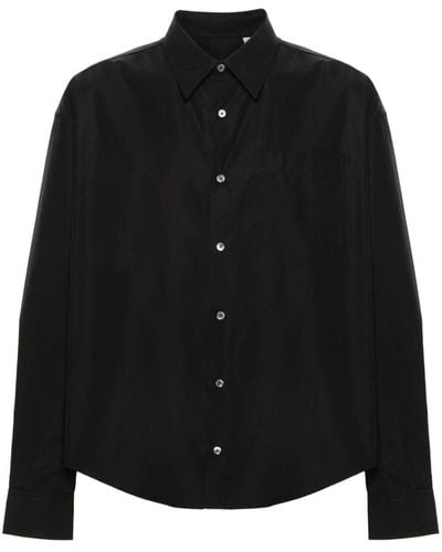 Ami Paris Ami De Coeur Cotton Shirt - Black