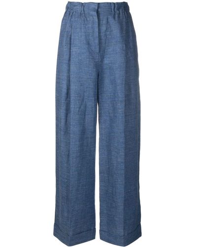 Emporio Armani Jeans mit weitem Bein - Blau