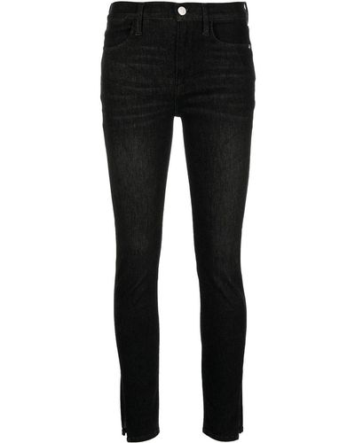 FRAME Le High Skinny Jeans - Black