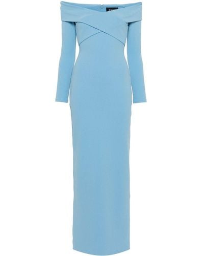 Solace London The Galia maxi dress - Azul