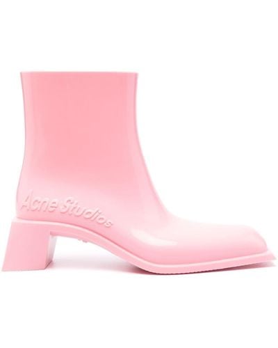 Acne Studios 55mm Ankle Boots - Pink