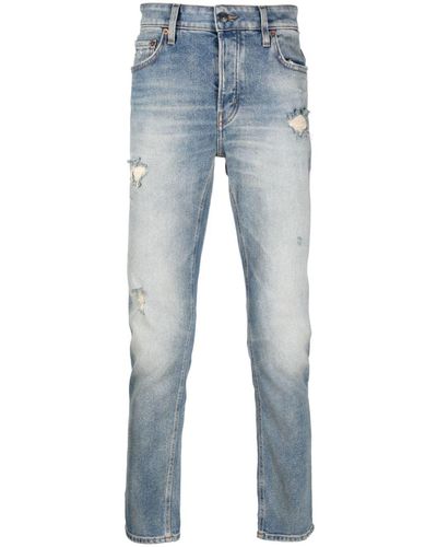 Haikure Jeans Met Stonewashed-effect - Blauw