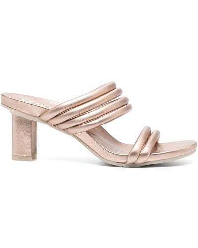 Pedro Garcia 75mm Leather Mules - Pink