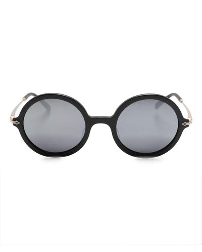 Matsuda Round-frame Tinted Sunglasses - Black