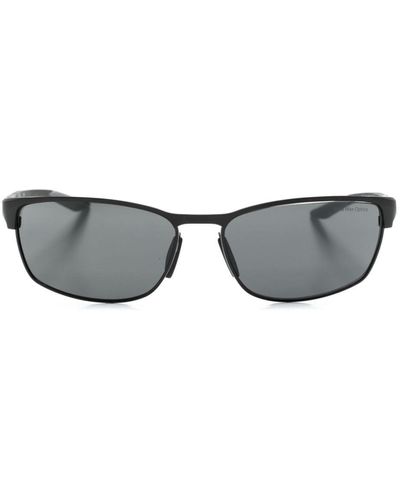 Nike Modern Metal Sonnenbrille mit eckigem Gestell - Grau