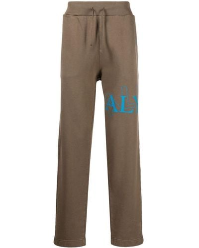 1017 ALYX 9SM Pantalones de chándal ajustados con logo - Neutro