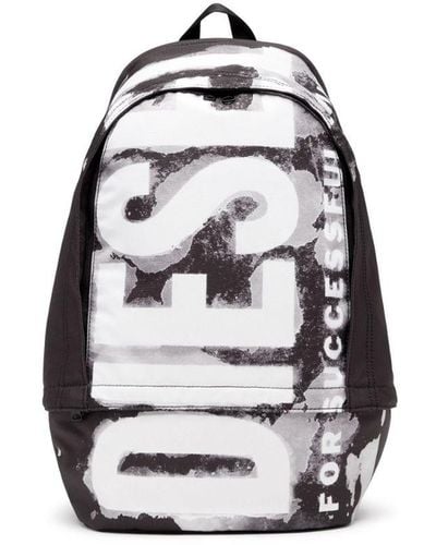 DIESEL Rave X Logo-print Backpack - White