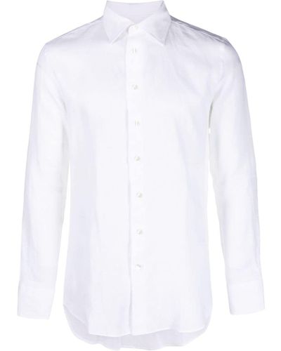 Etro Hemd aus Leinen - Weiß