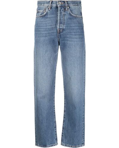 Liu Jo High-rise Straight-leg Jeans - Blue