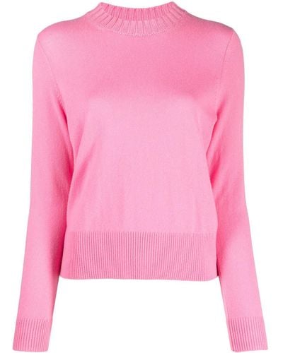 Chinti & Parker Sporty Cropped Sweater - Pink