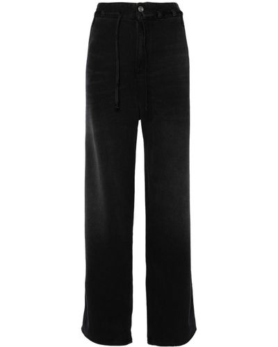 Isabel Marant Jordy High-rise Straight Jeans - Black