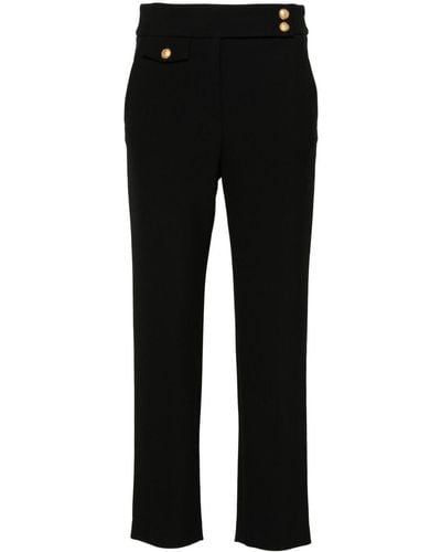Veronica Beard Renzo Cropped Trousers - Black