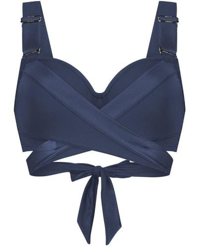 Marlies Dekkers Top de bikini Cache Coeur acolchado - Azul
