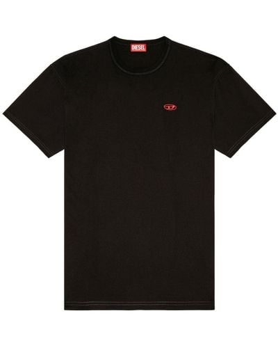 DIESEL T-boxt-k18 Organic Cotton T-shirt - Black