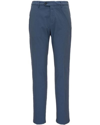Canali Slim-fit Trousers - Blue