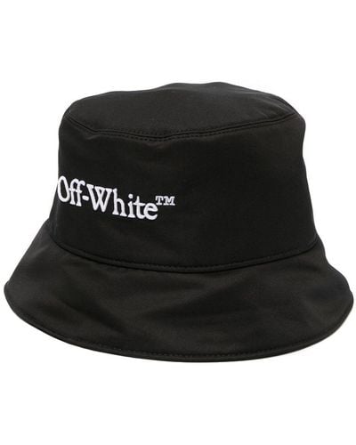 Off-White c/o Virgil Abloh Logo Bucket Hat - Black