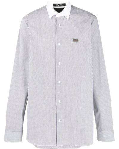 Philipp Plein Long Sleeve Shirt - White