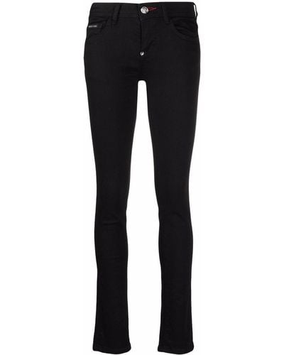 Philipp Plein Low-rise Skinny Jeans - Black