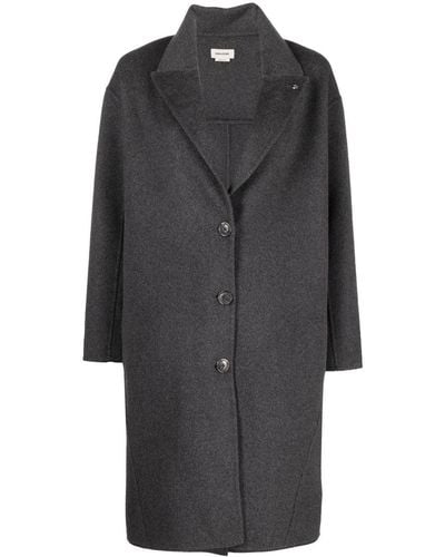 Zadig & Voltaire Buttoned-up Single-breasted Coat - Grey