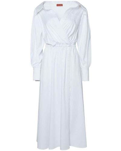 Altuzarra Liddy Poplin Midi Dress - White