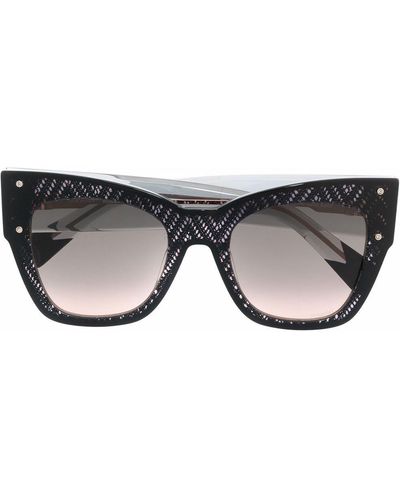 Missoni Thick Cat-eye Frame Sunglasses - Black