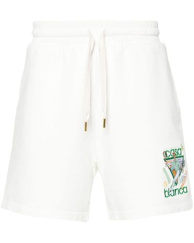 Casablancabrand Le Jeu Track Shorts - White